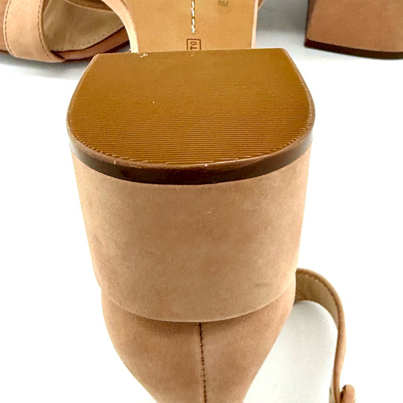 Vince Camuto Sandals Size 8M Pink Ankle Strap Block Heel - Picture 9 of 10